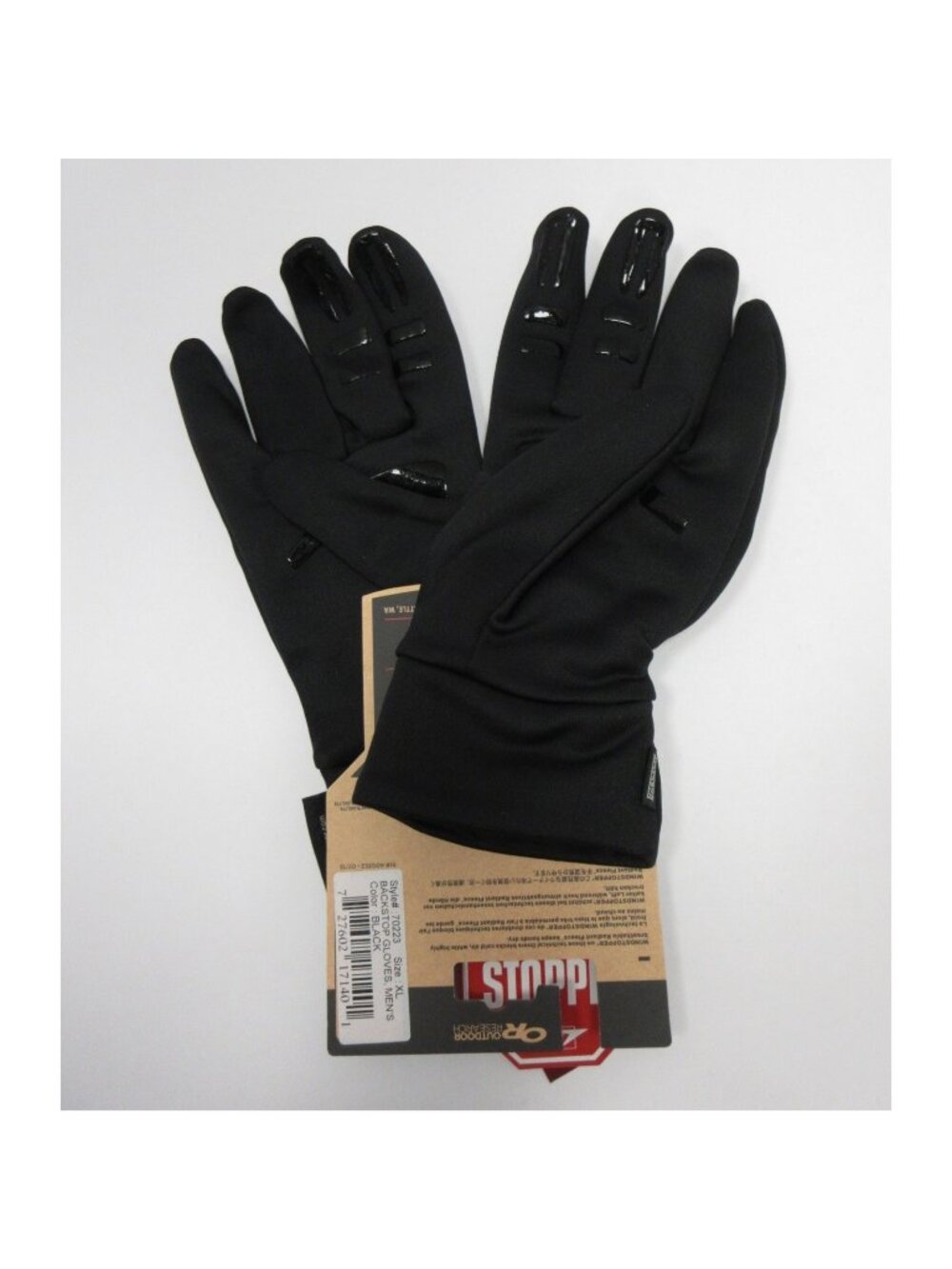 Outdoor Research Gloves XL Windstopper Backstop Fleece Lined NEW